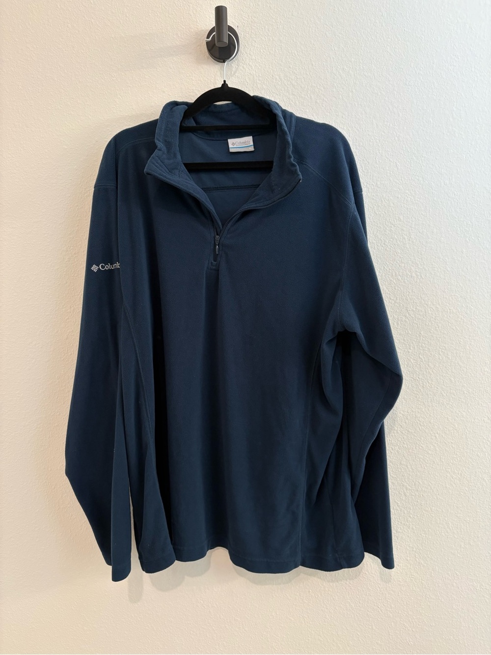 Columbia Men's Dark Navy Half-Zip Fleece Pullover